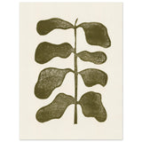 Poster: Linocut Plant