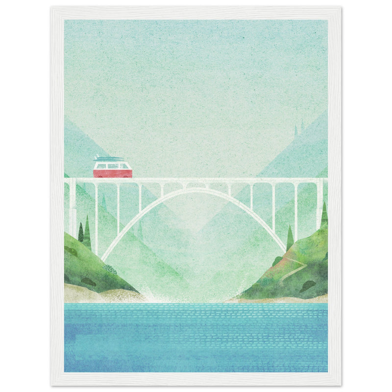 Poster: Surf Van, Bixby Bridge