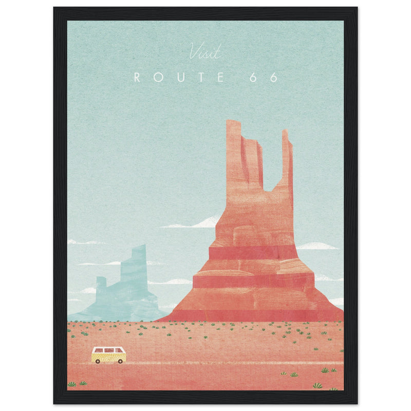 Poster: Route 66 Travel Poster