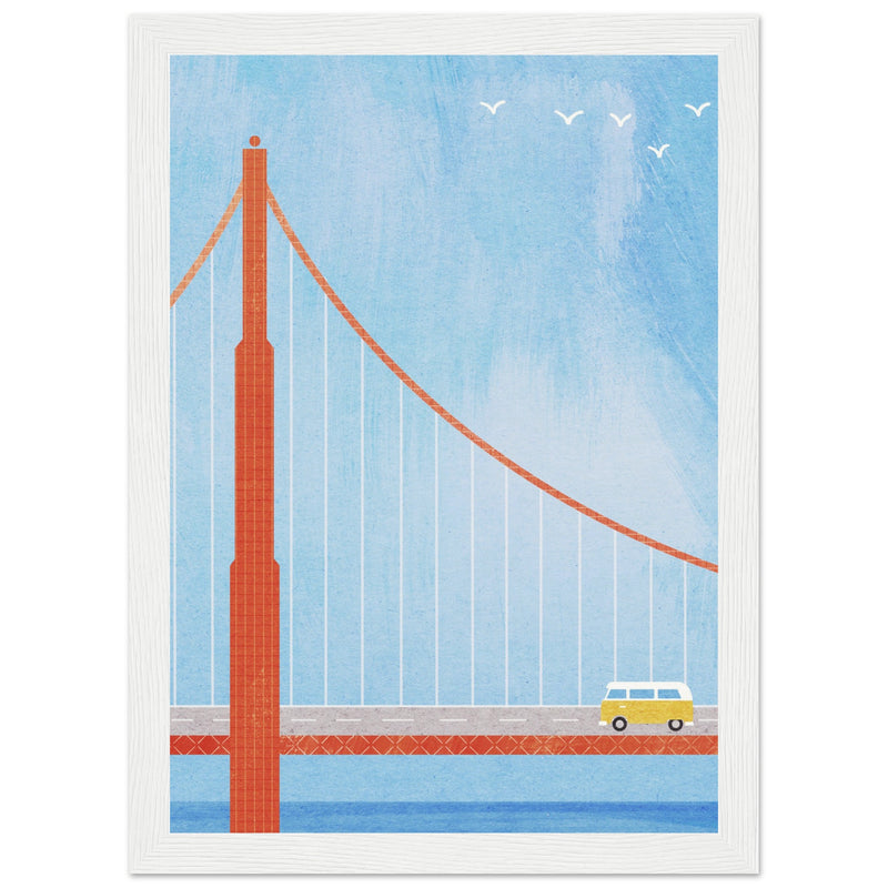 Poster: San Francisco, Golden Gate Bridge