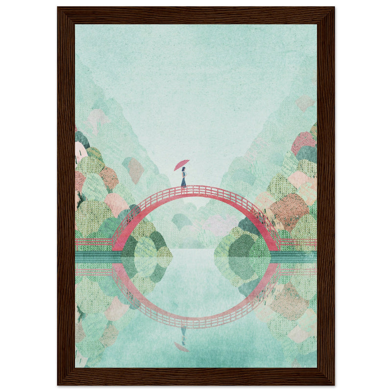 Poster: Girl on a bridge