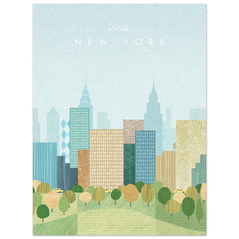 Poster: New York, Autumn Travel Poster