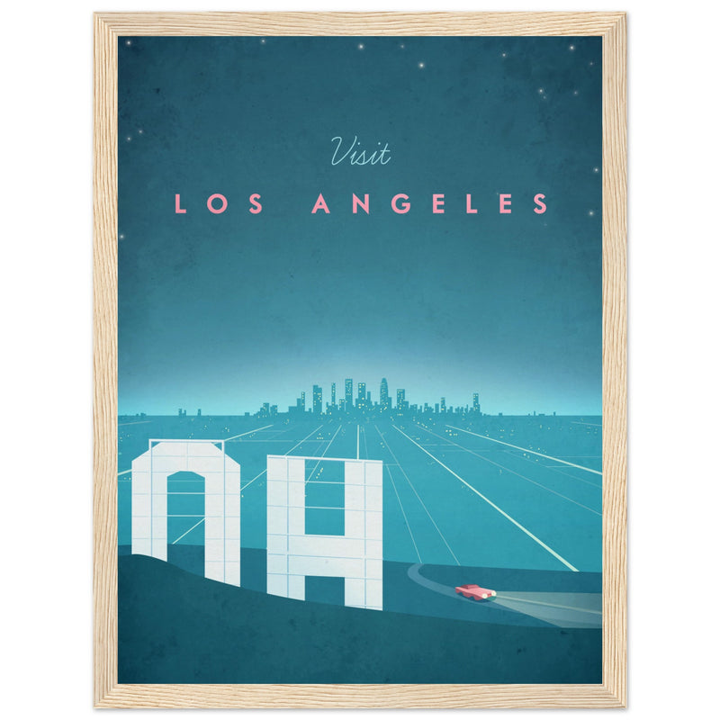 Poster: Los Angeles Travel Poster