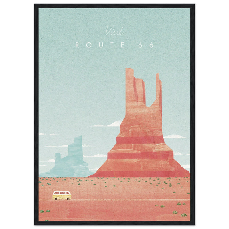 Poster: Route 66 Travel Poster