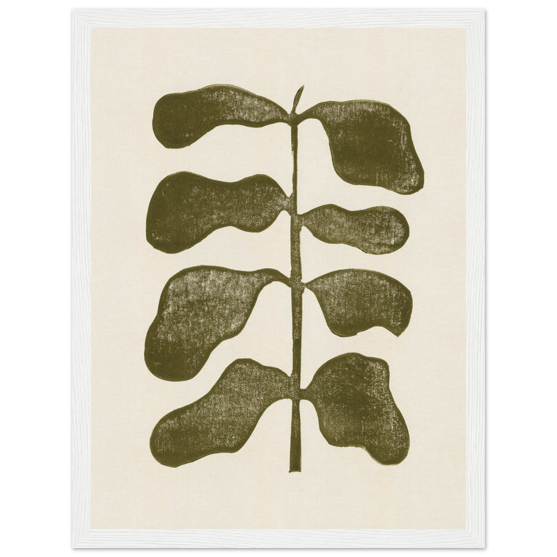 Poster: Linocut Plant