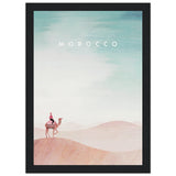 Poster: Morocco Sahara Travel Poster