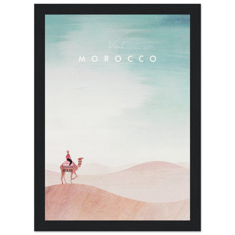 Poster: Morocco Sahara Travel Poster