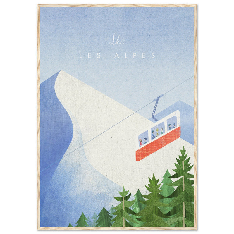 Poster: Les Alpes Travel Poster