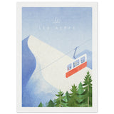 Poster: Les Alpes Travel Poster