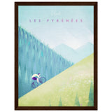 Poster: Les Pyrenees Travel Poster