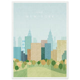 Poster: New York, Autumn Travel Poster