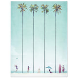 Poster: Palm Tree Beach