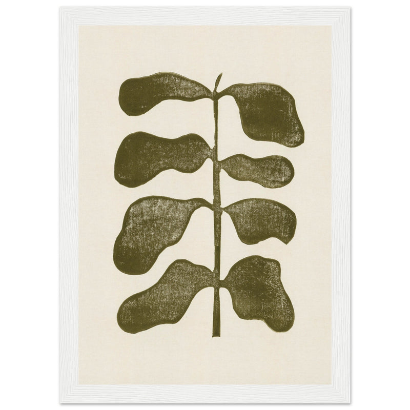 Poster: Linocut Plant