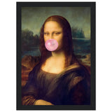 Poster: Mona Lisa Bubble Gum