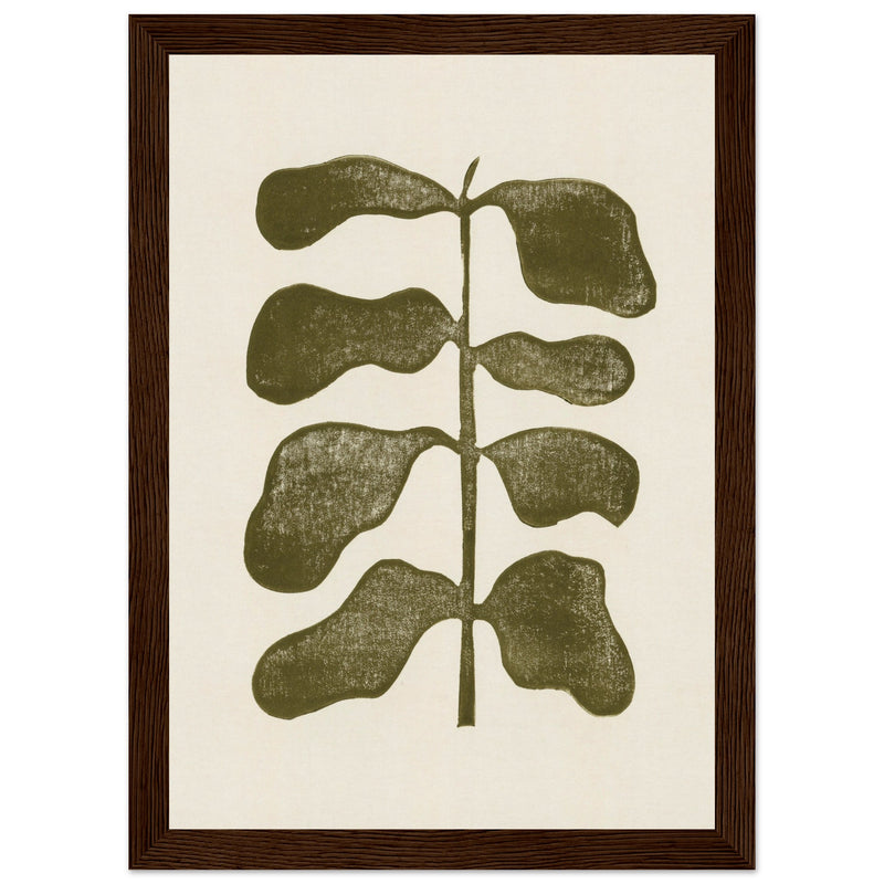 Poster: Linocut Plant