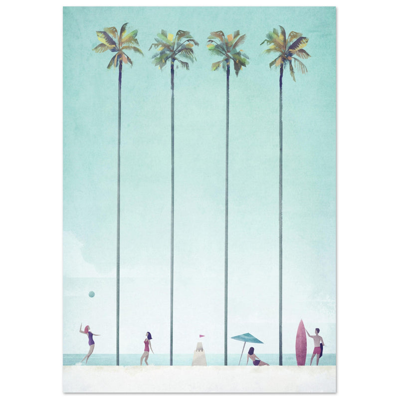 Poster: Palm Tree Beach