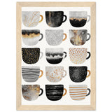 Poster: Pretty Coffee Cups