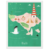 Poster: Map of Bali