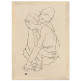 Poster: Woman and Girl Embracing 1918