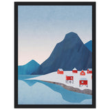 Poster: Red Houses, Lofoten