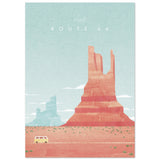 Poster: Route 66 Travel Poster