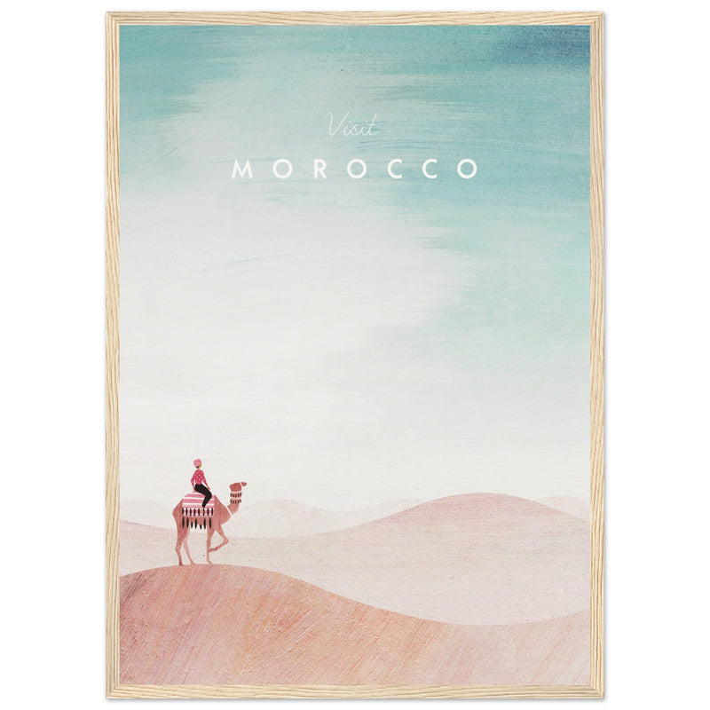 Poster: Morocco Sahara Travel Poster