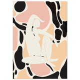 Poster: Abstract Woman Pictufy Studio Peach Poster