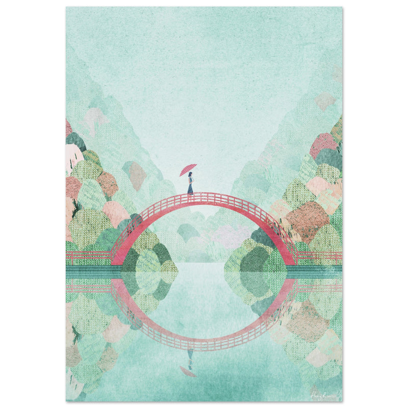 Poster: Girl on a bridge