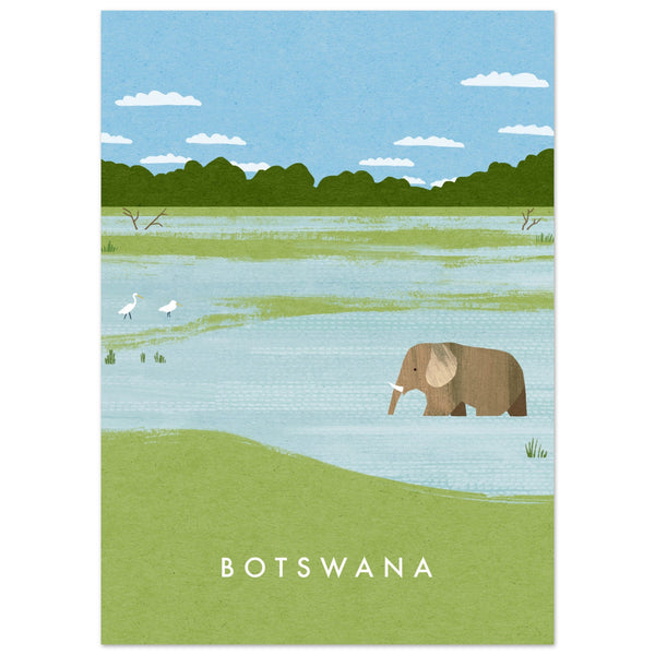 Poster: Botswana Travel Poster