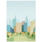 Poster: New York, Autumn Travel Poster