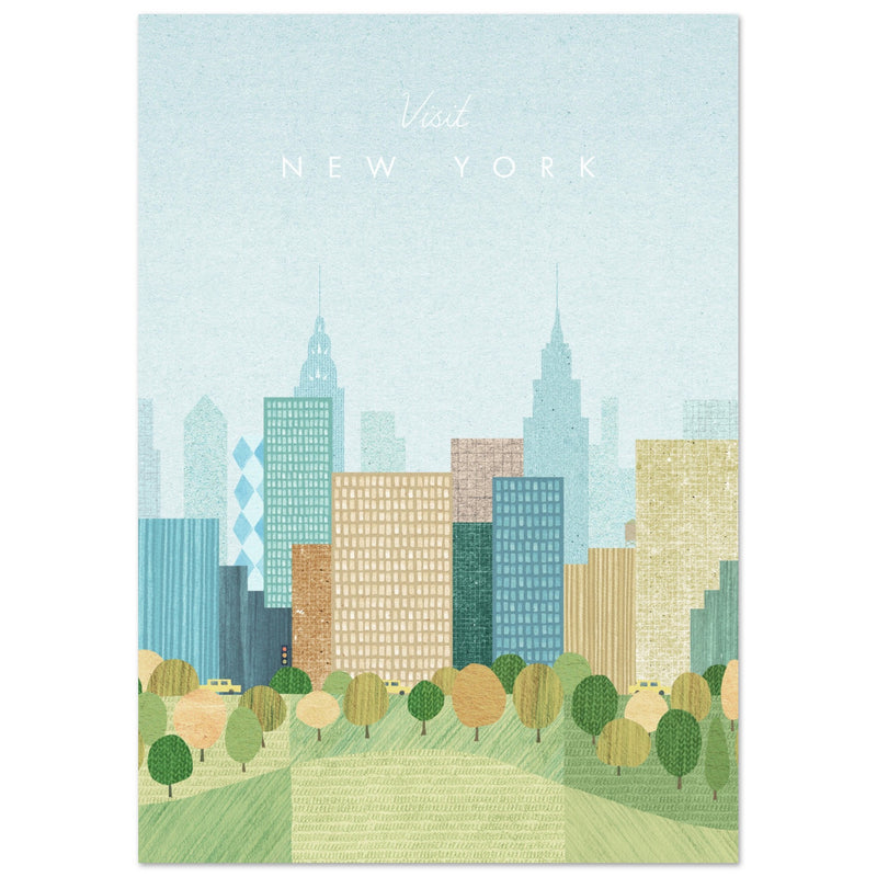 Poster: New York, Autumn Travel Poster