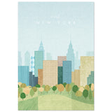 Poster: New York, Autumn Travel Poster