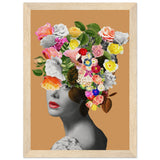 Poster: Floral portrait