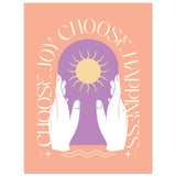 Poster: Choose Joy Choose Happiness