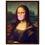 Poster: Mona Lisa Bubble Gum