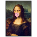 Poster: Mona Lisa Bubble Gum