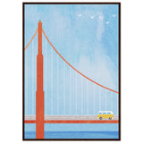 Poster: San Francisco, Golden Gate Bridge