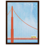 Poster: San Francisco, Golden Gate Bridge