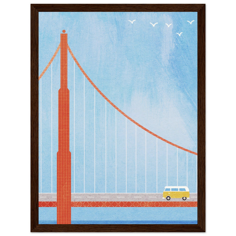 Poster: San Francisco, Golden Gate Bridge