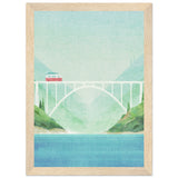 Poster: Surf Van, Bixby Bridge