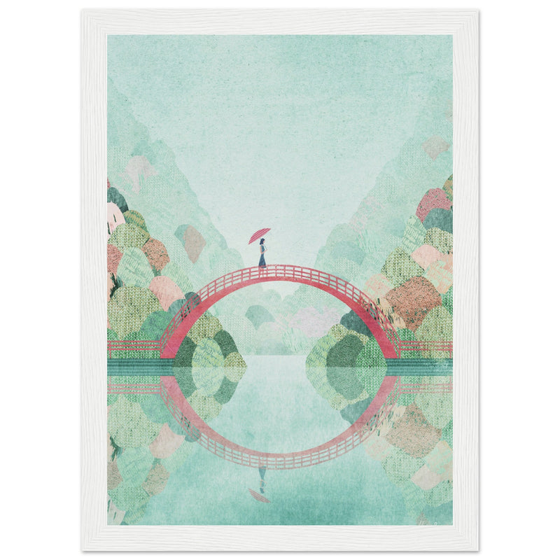 Poster: Girl on a bridge