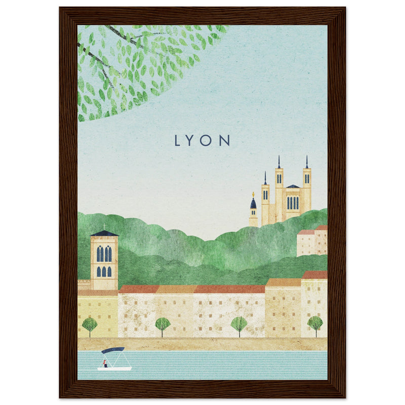 Poster: Lyon Travel Poster