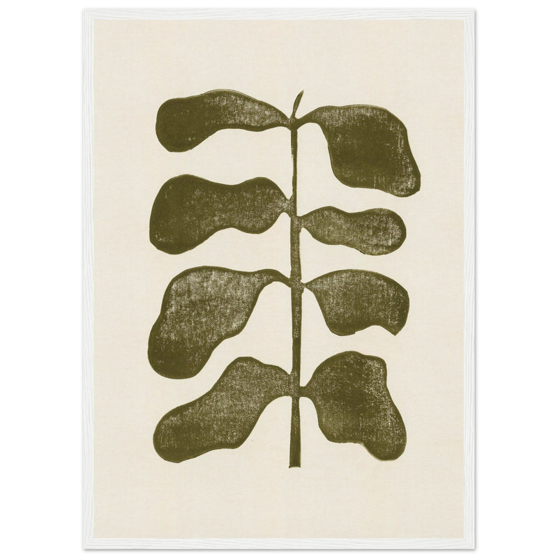 Poster: Linocut Plant