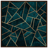 Poster: Deep Teal Stone