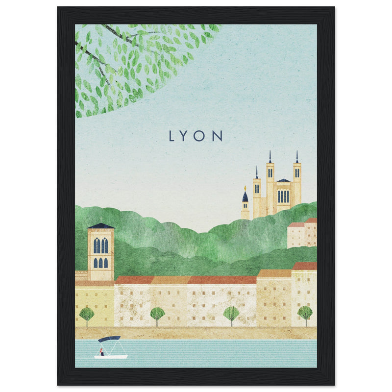 Poster: Lyon Travel Poster