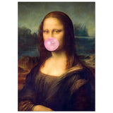 Poster: Mona Lisa Bubble Gum