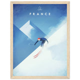 Poster: Ski France Travel Poster