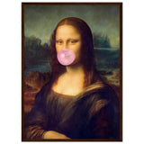 Poster: Mona Lisa Bubble Gum