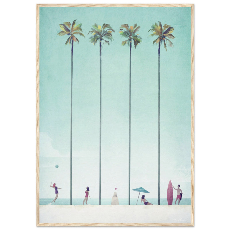 Poster: Palm Tree Beach