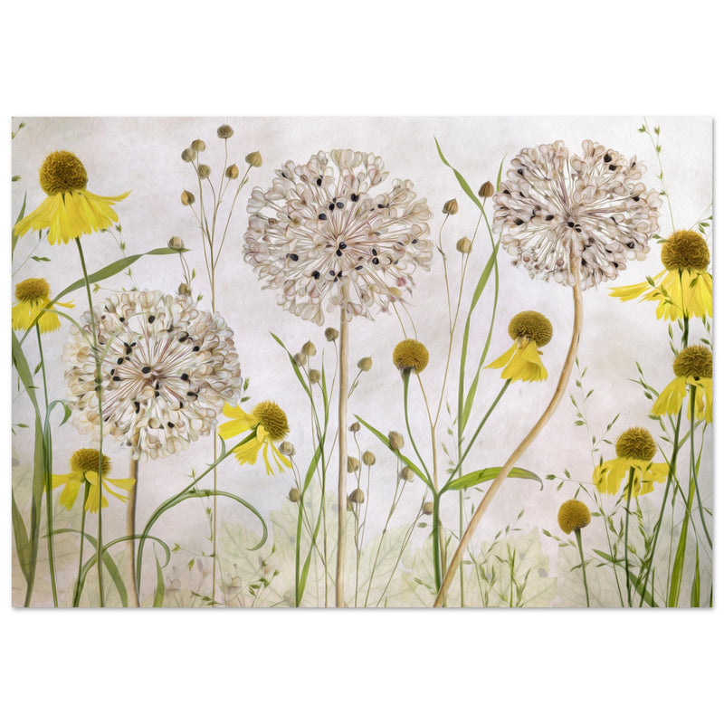 Poster: Alliums and heleniums